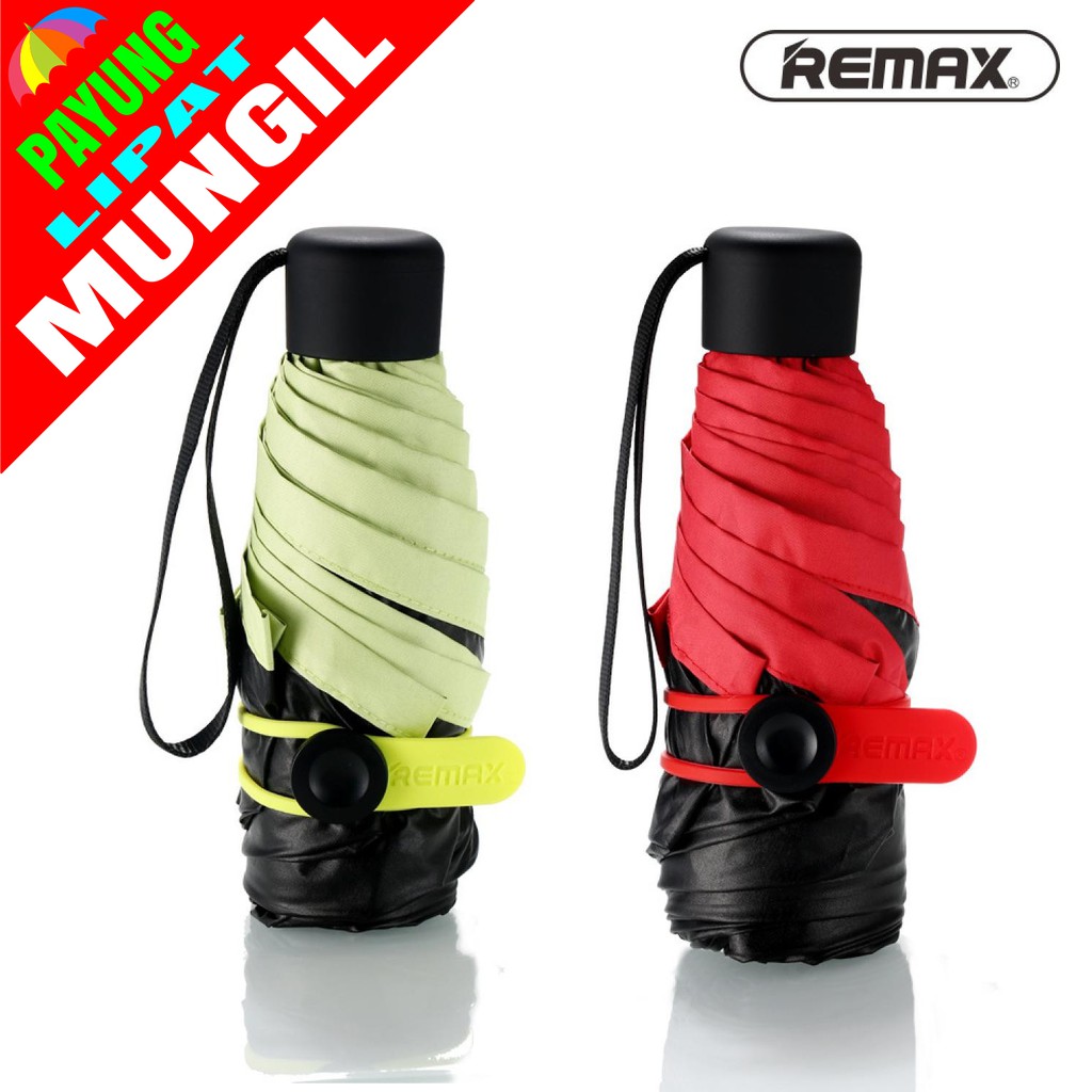 Jual Payung Lipat Mini REMAX Portable Mini Umbrella RT-U2 | Shopee ...