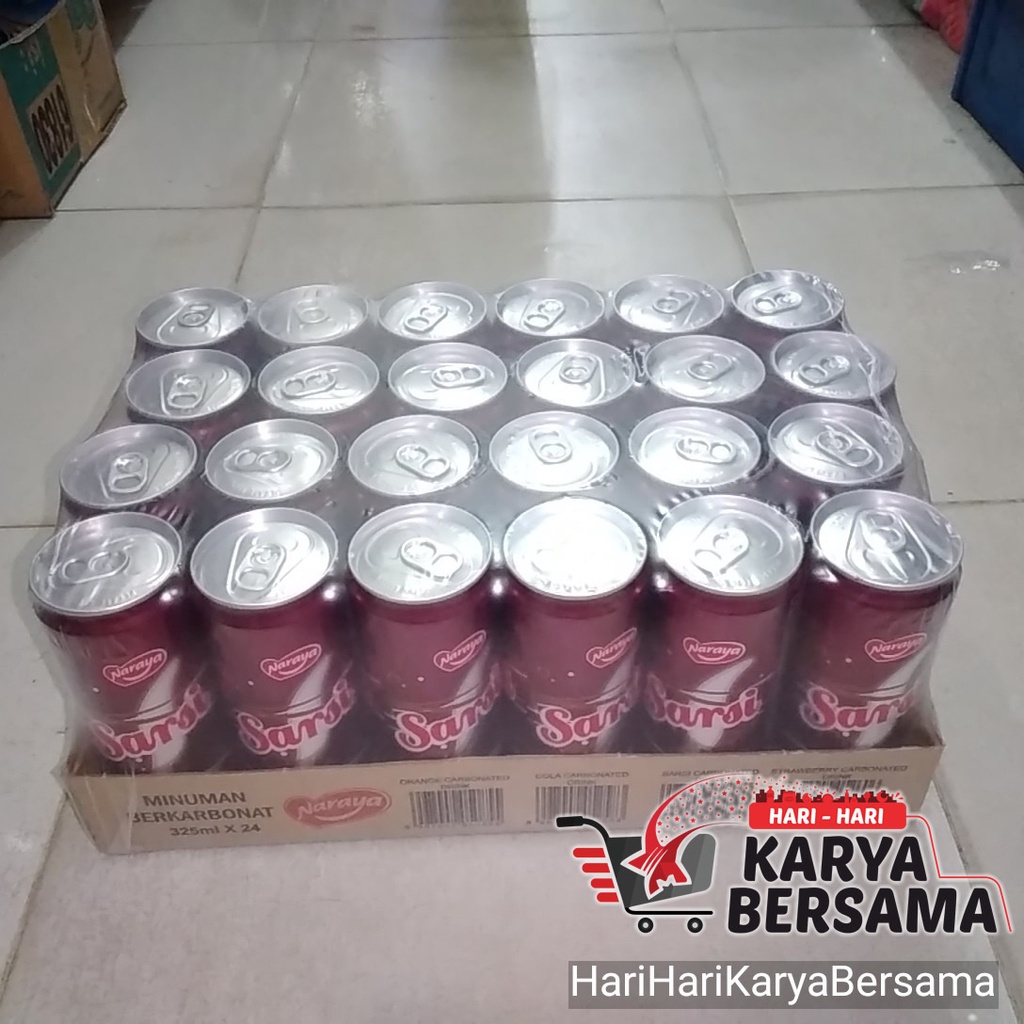 Jual Minuman Kaleng Naraya Sarsi 24s X 325ml Per Karton Shopee