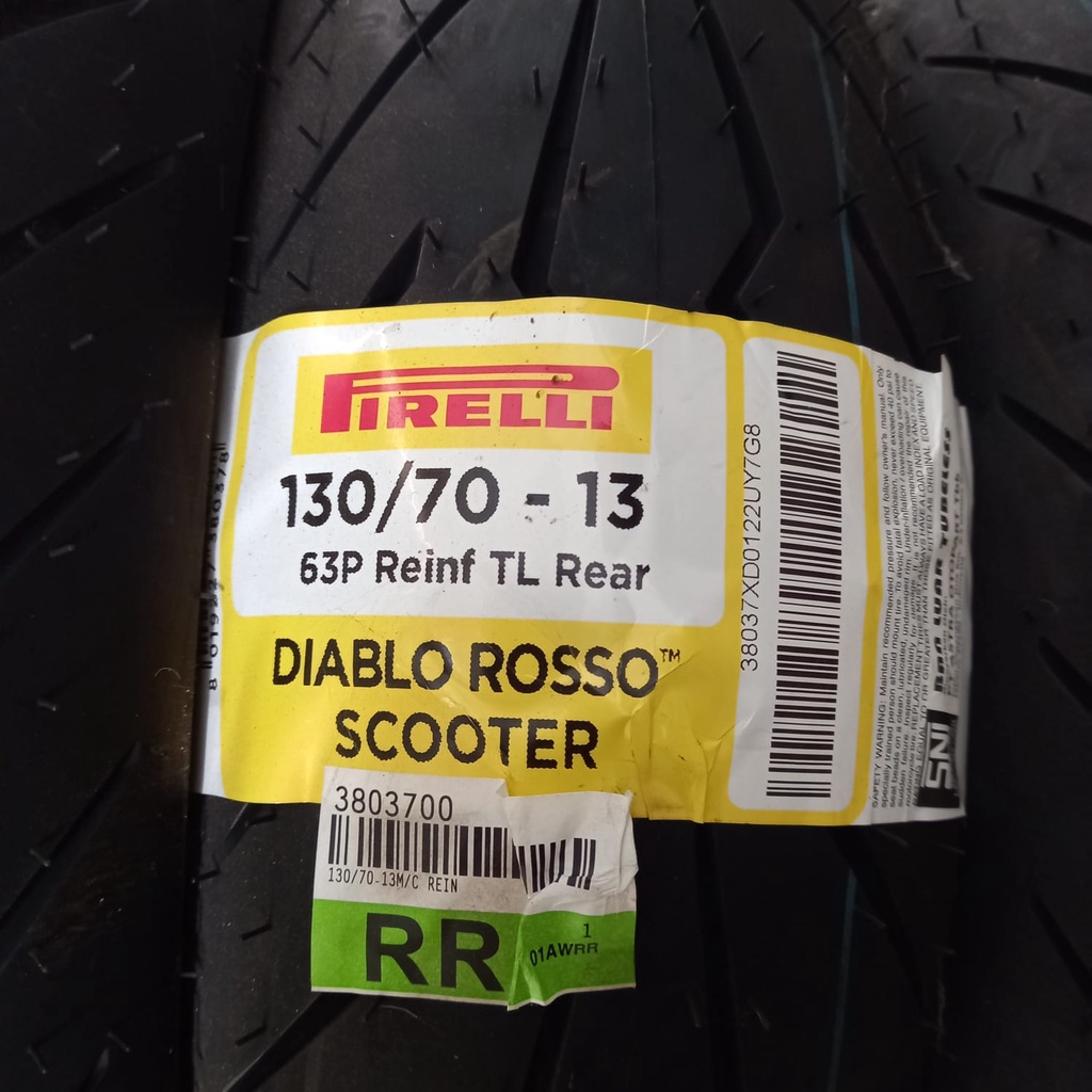 Jual Pirelli Diablo Rosso Scooter Ukuran 13070 Ring 13 Shopee Indonesia