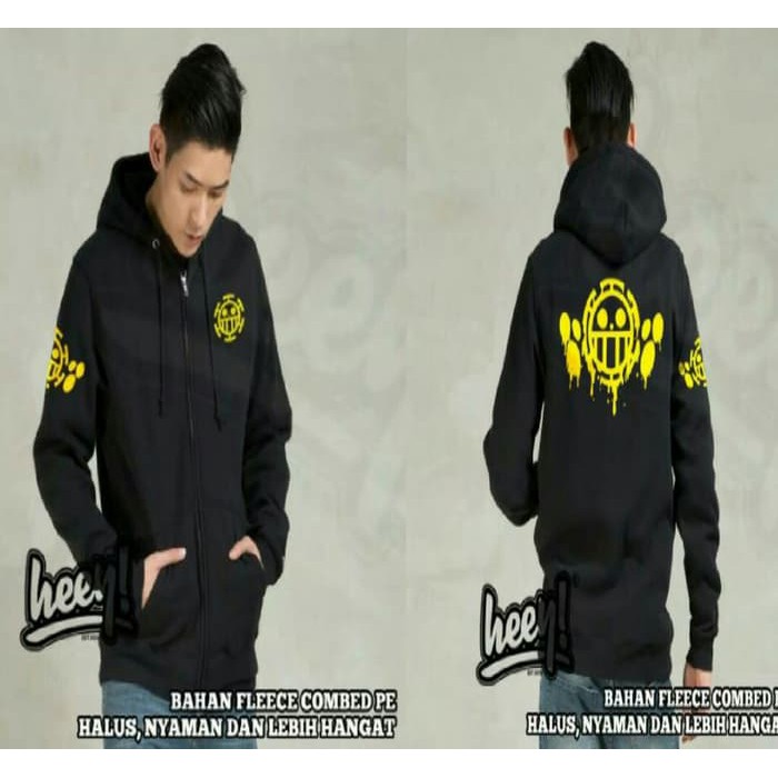 Jual JAKET ANIME / JAKET TRAFALGAR / JAKET PRIA KEREN / SWEATER JAKET