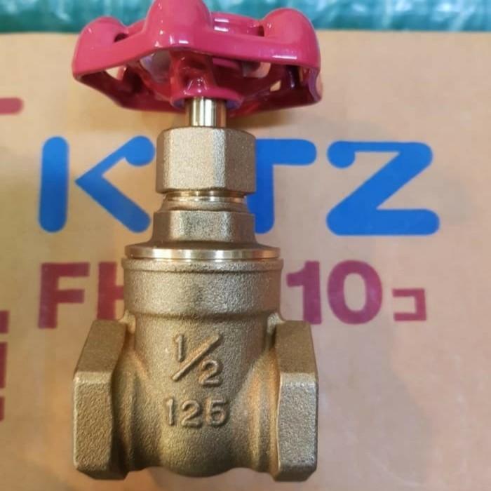 Jual Katup Gate Valve 1/2 Inch Kitz Kuningan Asli /Clas 125 | Shopee ...