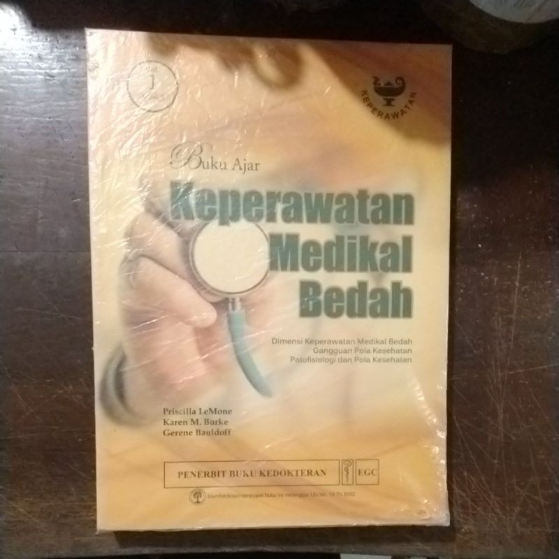 Jual Buku Original Buku Ajar Keperawatan Medikal Bedah Vol 1 Edisi 5