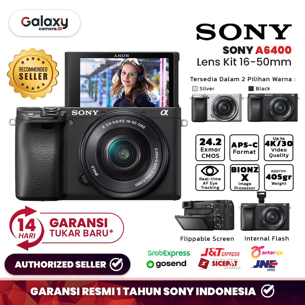 Jual Sony A6400 Kit 1650mm Sony Alpha A6400 Garansi Resmi Shopee