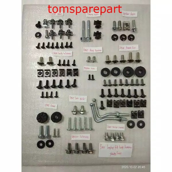 Jual baut lengkap body set motor karisma X /d Shopee Indonesia