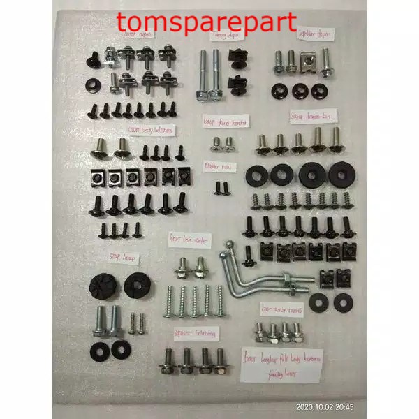 Jual Baut Lengkap Body Set Motor Karisma X D Shopee Indonesia