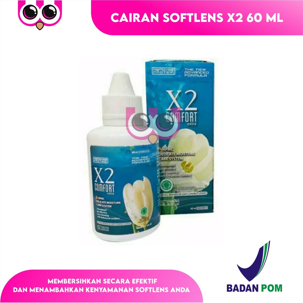 Jual [60 ML KECIL ] CAIRAN SOFTLENS X2 60 ML KECIL | Shopee Indonesia