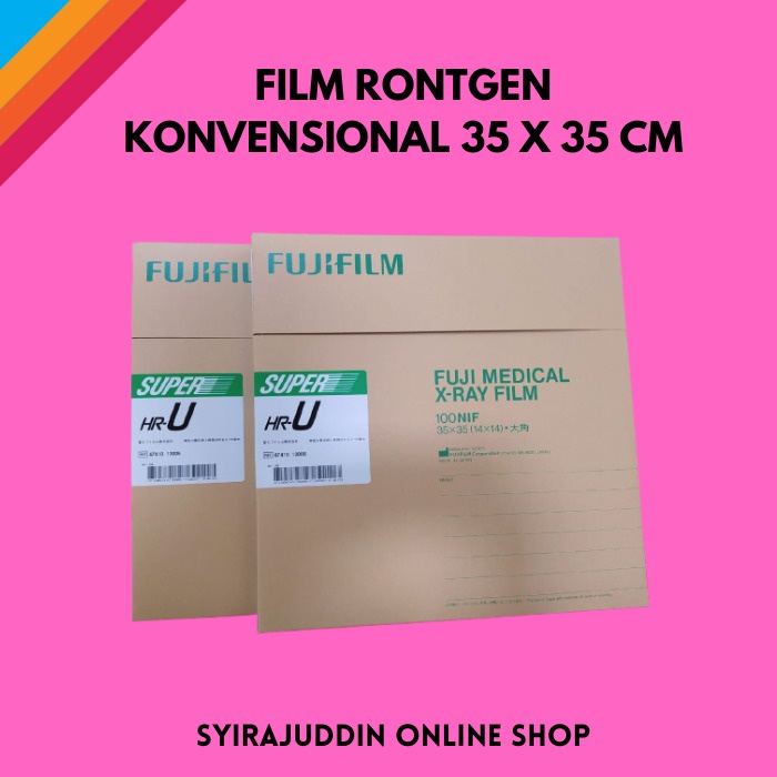 Jual FILM RONTGEN KONVESIONAL FUJIFILM SHRU Uk 35 x 35 CM | Shopee ...