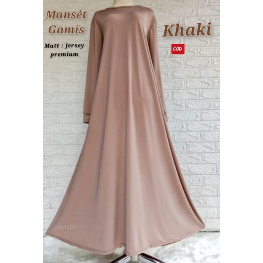 Jual Manset Dress Panjang Baju Gamis Wanita Murah Gamis Jersey Premium