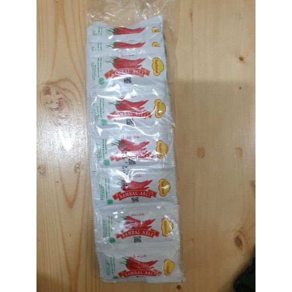 Jual Saus Sachet Sambal Asli Nasional 1 Pack Isi 24 Pcs Shopee