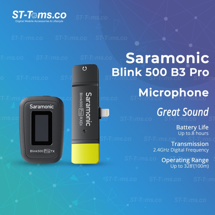 Jual Saramonic Blink 500 B3 Pro Wireless Microphone System | Shopee ...