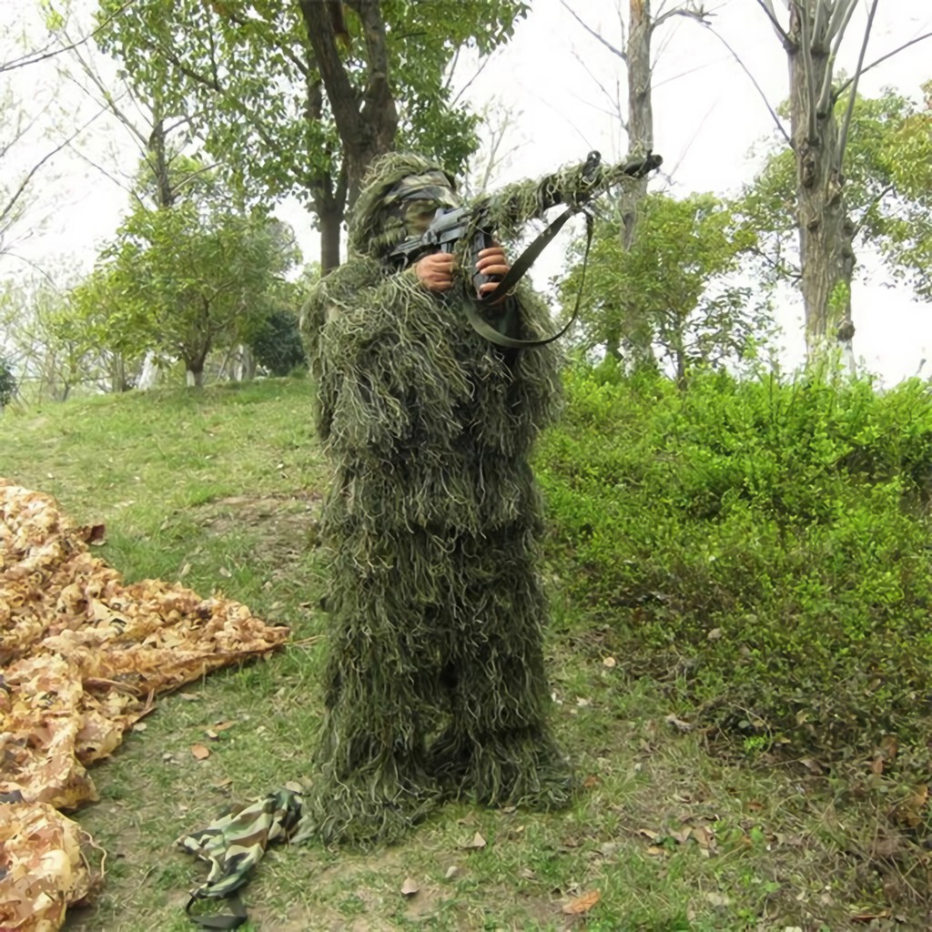 Ghillie Suit Woodland Camo PUBG