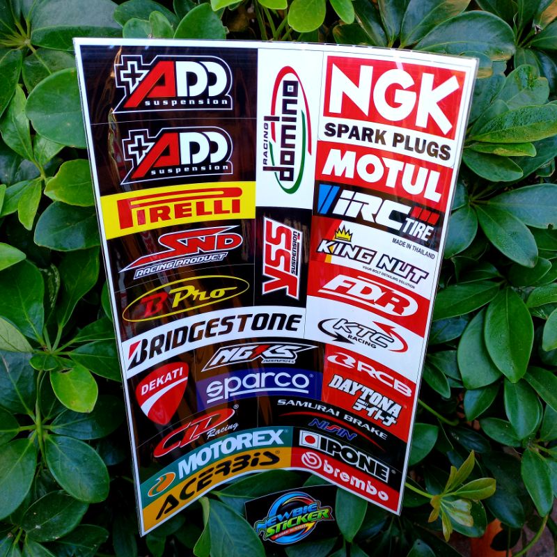 Jual STICKER PACK RACING (3), +ADD | Shopee Indonesia