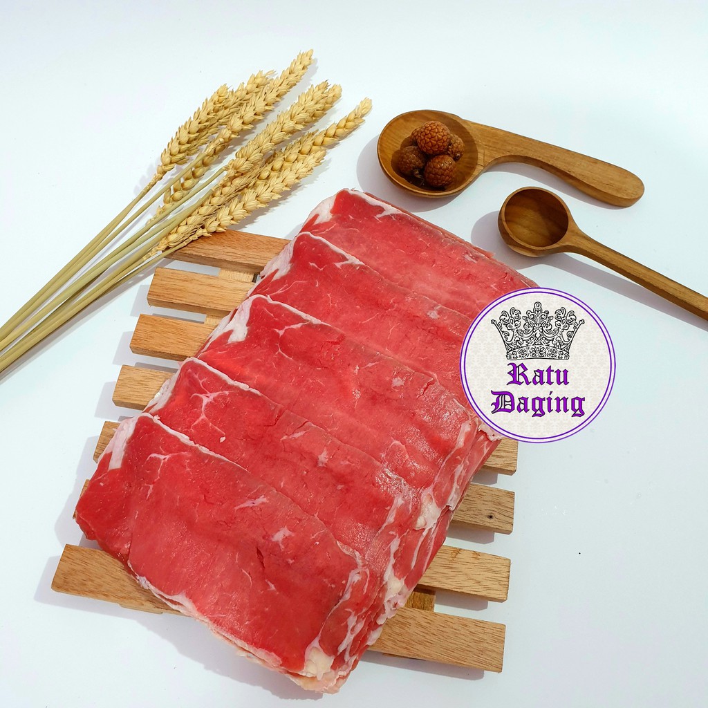 Jual Sukiyaki Non Fat / Daging Sapi Slice / Beef Slice @500gr | Shopee ...