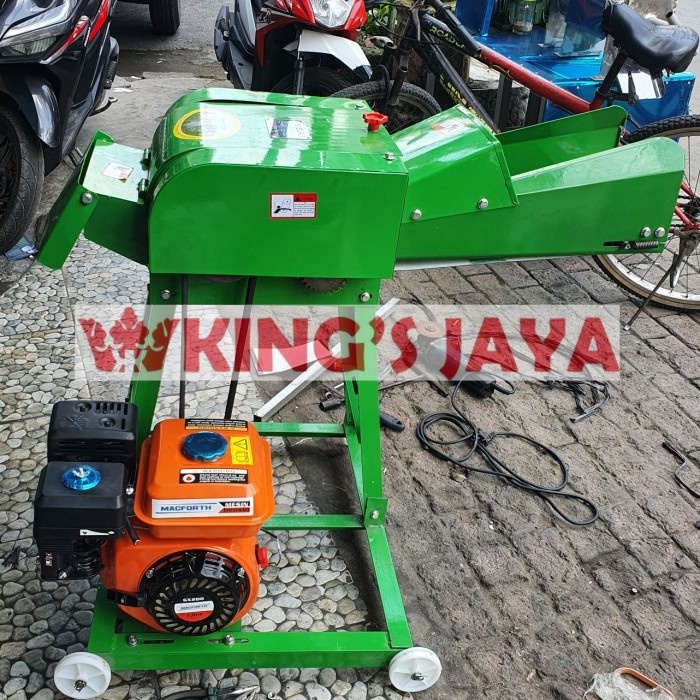 Jual Mesin Pencacah Rumput Daun Ranting + Mesin Penggerak / Chopper ...