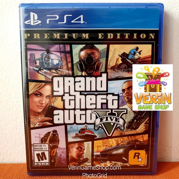 Jual PS4 GTA Grand Theft Auto V Premium Edition - GTA 5 / GTAV / GTA5 ...