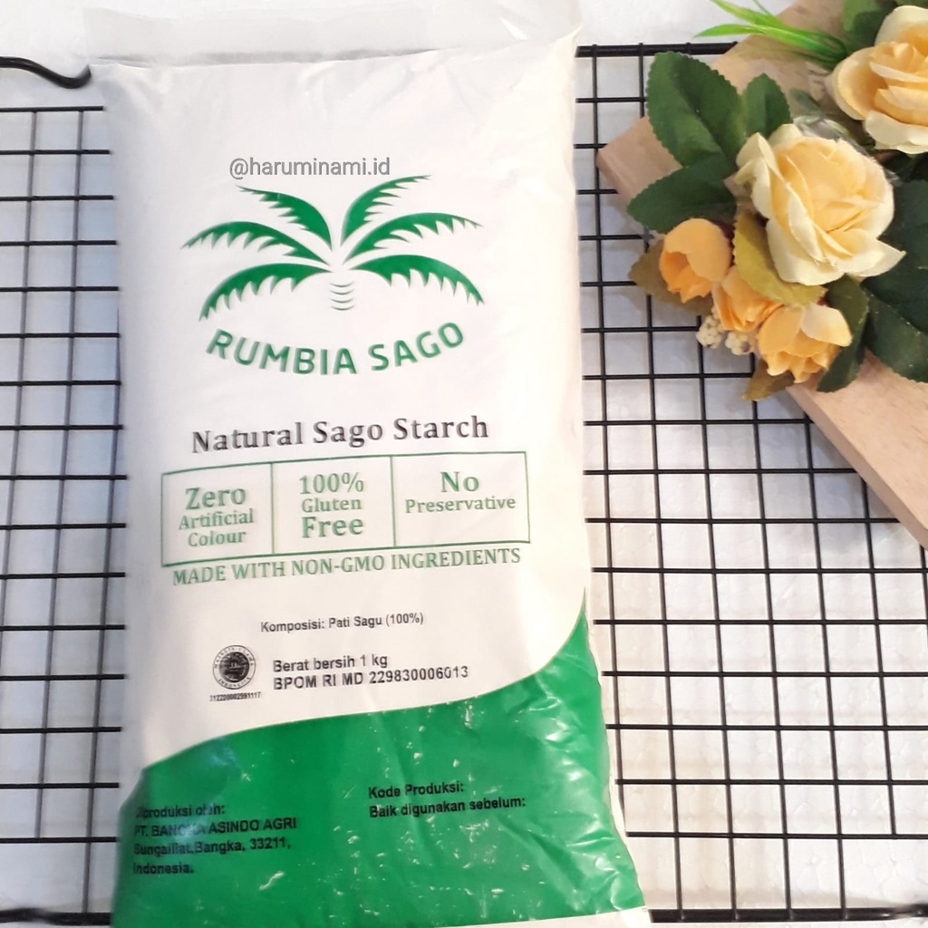 Jual Tepung Sagu Rumbia Asli Gluten Free-Original & Natural Rumbia Sago