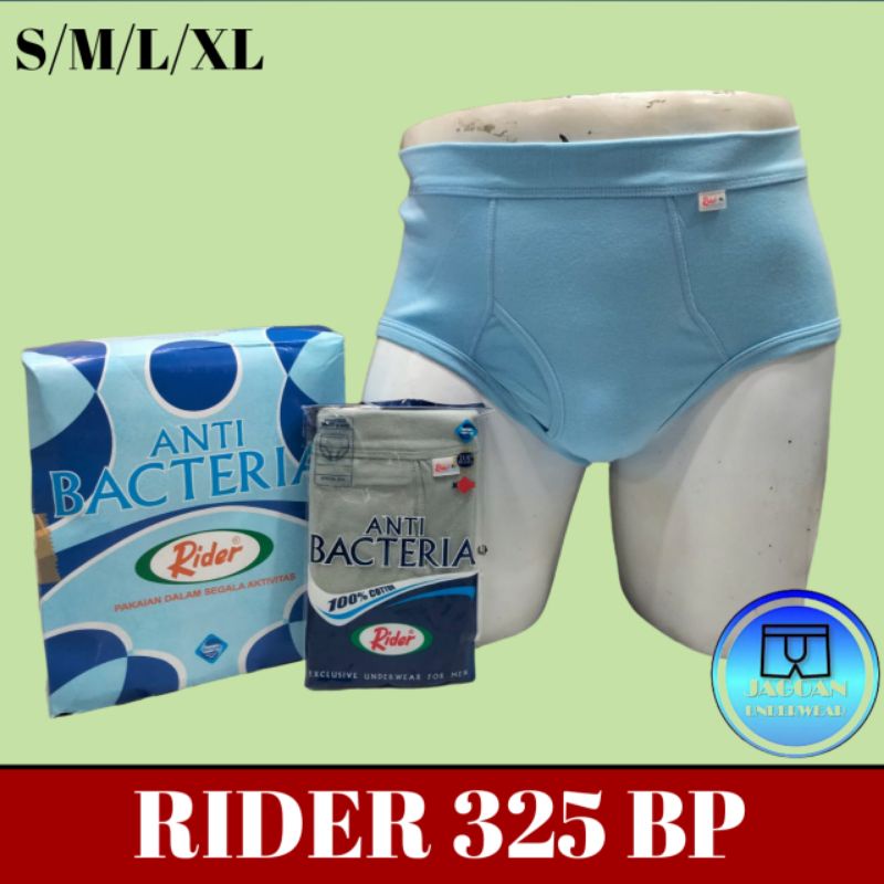 Jual CELANA DALAM PRIA RIDER R 325 BW ANTI BACTERIAL Isi 1 Pcs | Shopee ...