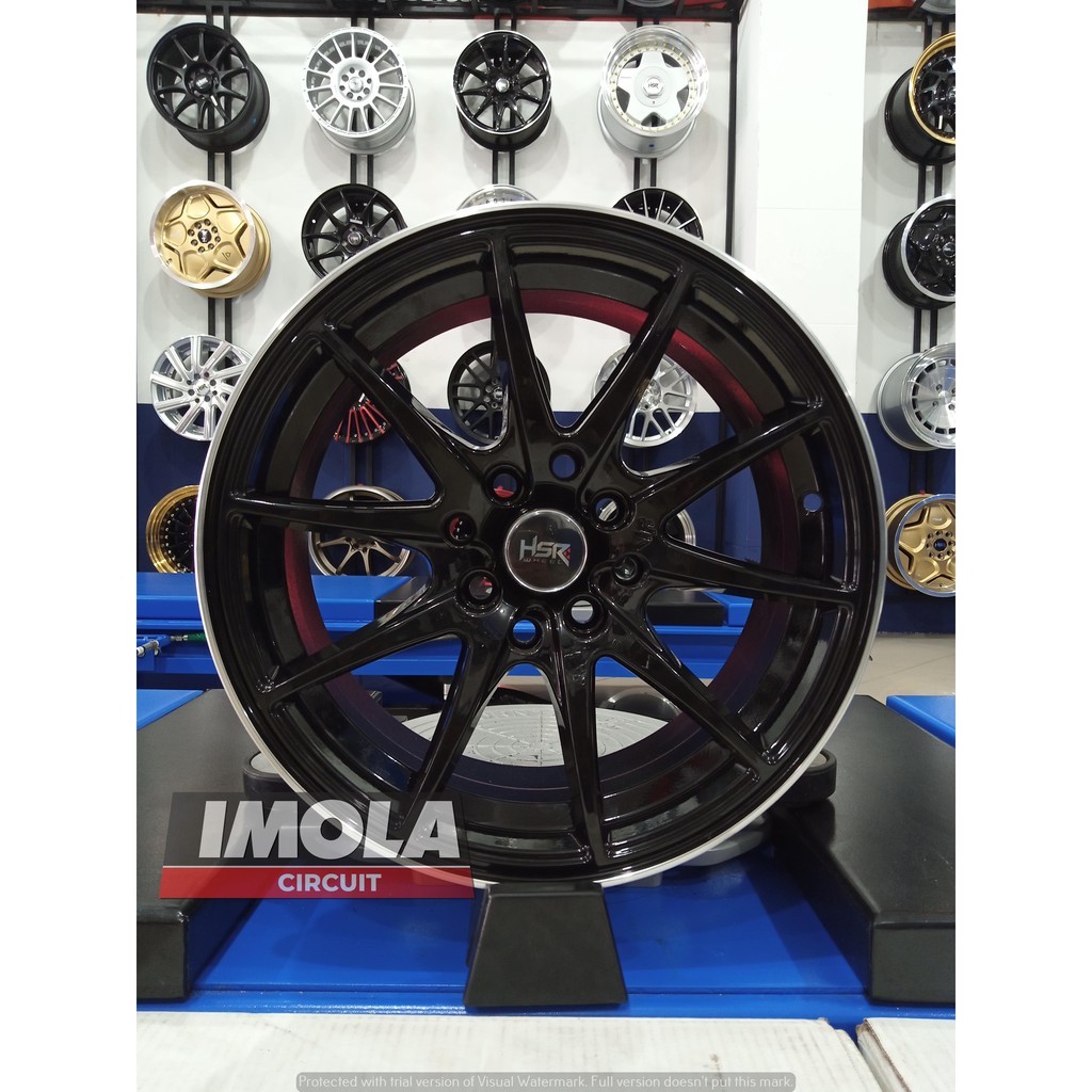 Jual Velg mobil racing R15 HSR Point Pelek Ring 15 Baut 4x100 & 4x114,3 ...