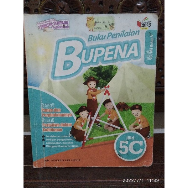 Jual Buku BUPENA Kelas 5C BEKAS | Shopee Indonesia