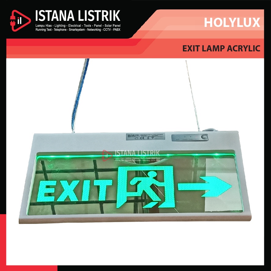 Jual LAMPU PETUNJUK EXIT / SIGN EXIT / LAMPU DARURAT EXIT / EXIT LAMP ...