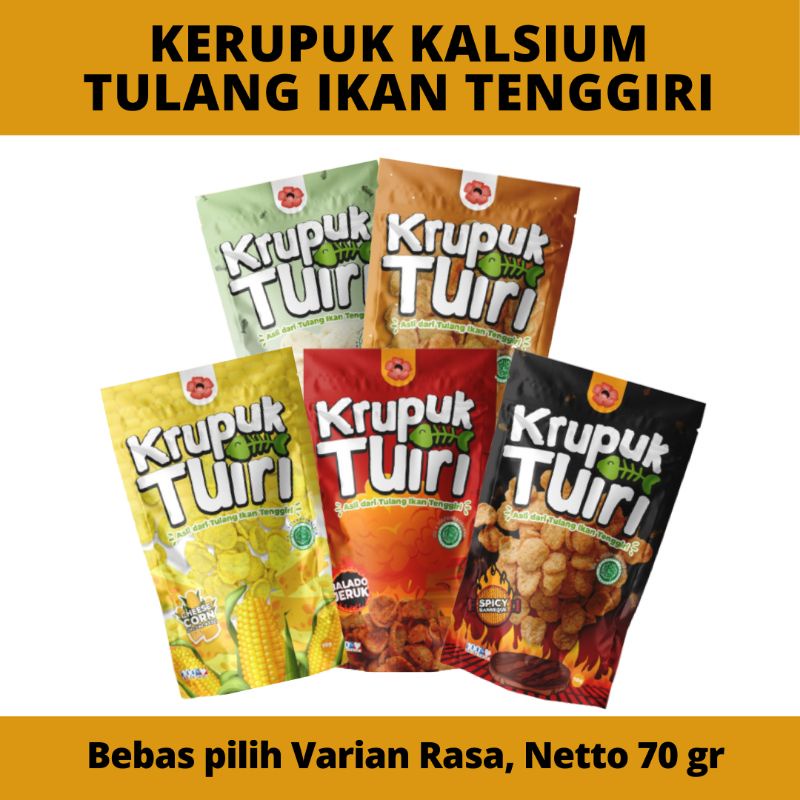 Jual Kerupuk Tuiri 70g Kerupuk Tulang Ikan Tenggiri Khas Bengkulu