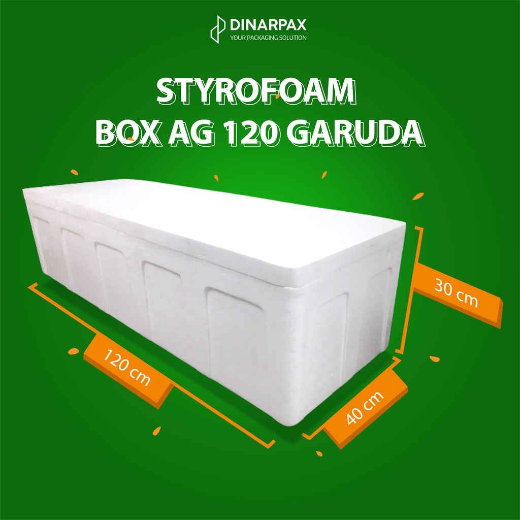 Jual STYROFOAM BOX AG120 LOGO GARUDA/TERMURAH/STEROFOAM/TEBAL/GARUDA