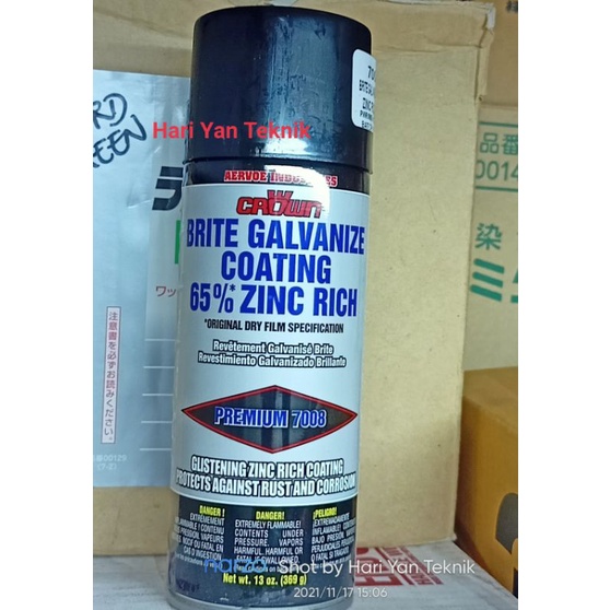 Brite hot sale galvanize coating