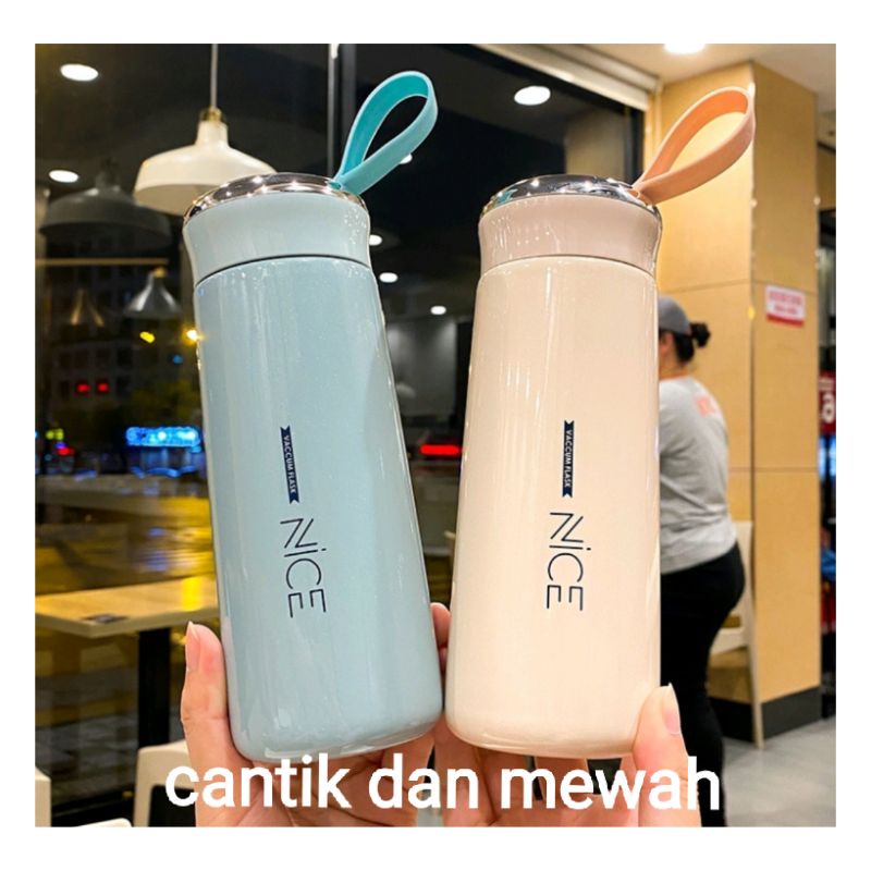Jual BISA COD botol minum kaca nice 400ml | Shopee Indonesia