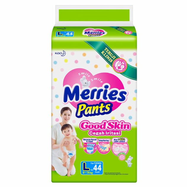 Jual Merries Pants Good Skin L 44 pcs | Shopee Indonesia