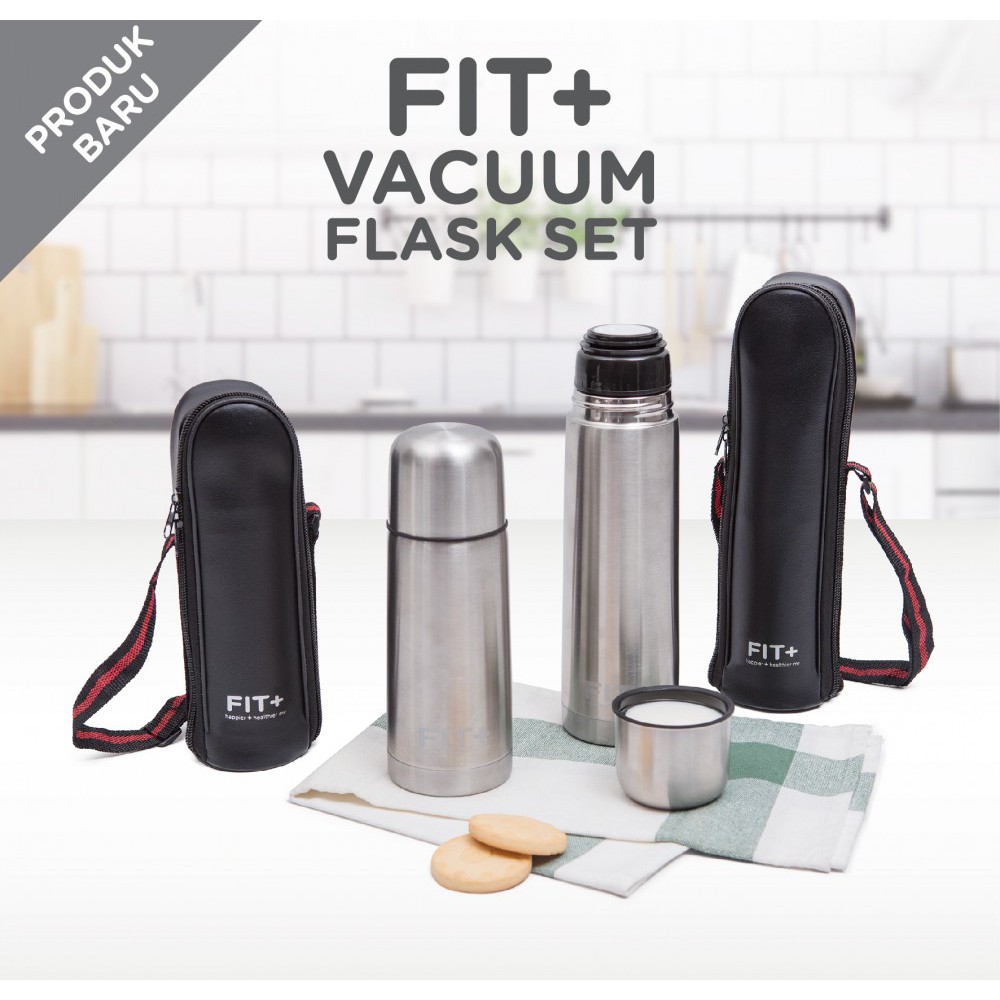 Jual Termos Fit + Vacuum Flask Set Shopee Indonesia