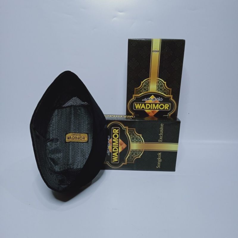 Peci wadimor hitam polos ac