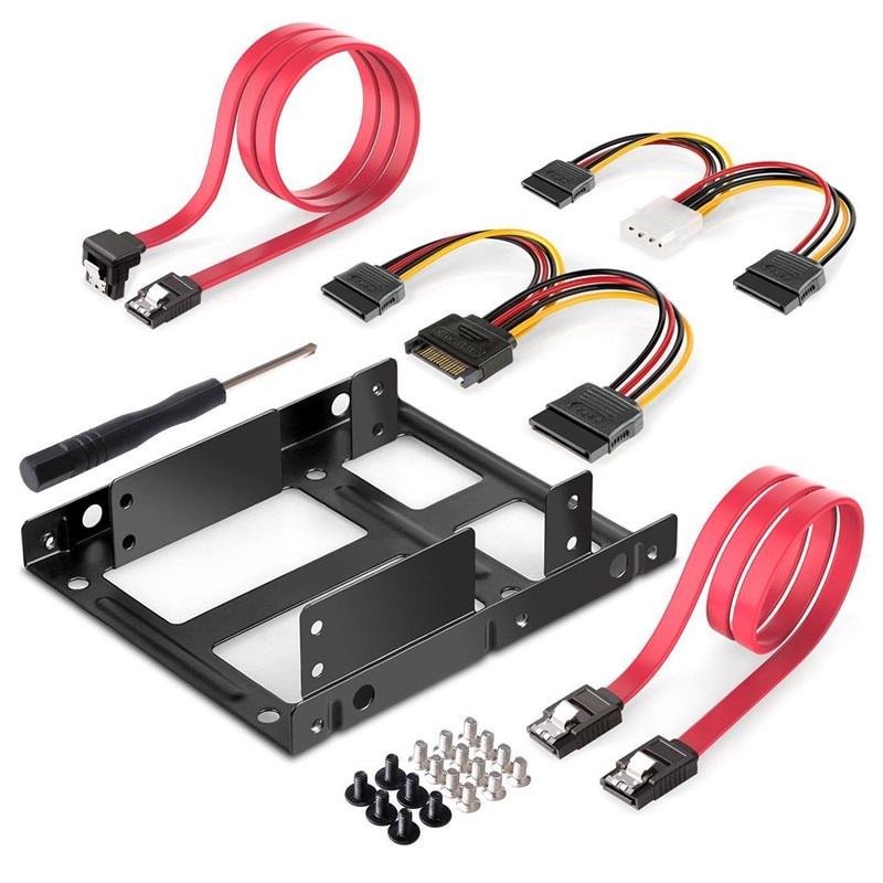 Jual PAKET Mounting Kit Bracket Enclosure Exernal HDD / SSD 2.5 Inch to ...