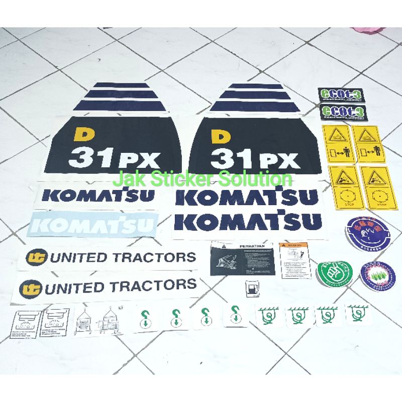 Jual Stiker Dozer Komatsu D Px Shopee Indonesia