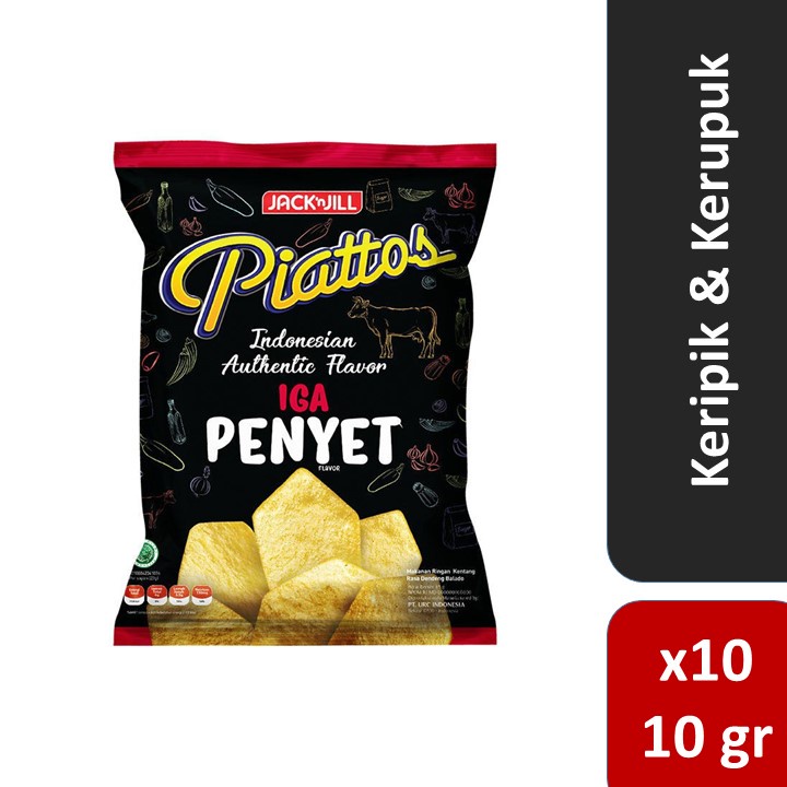 Jual Piattos Iga Penyet 10g Kemasan Renceng | Shopee Indonesia
