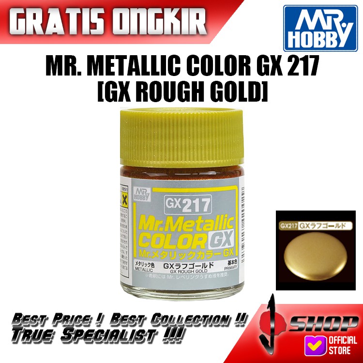 Jual MR HOBBY METALLIC COLOR GX217 ROUGH GOLD | Shopee Indonesia