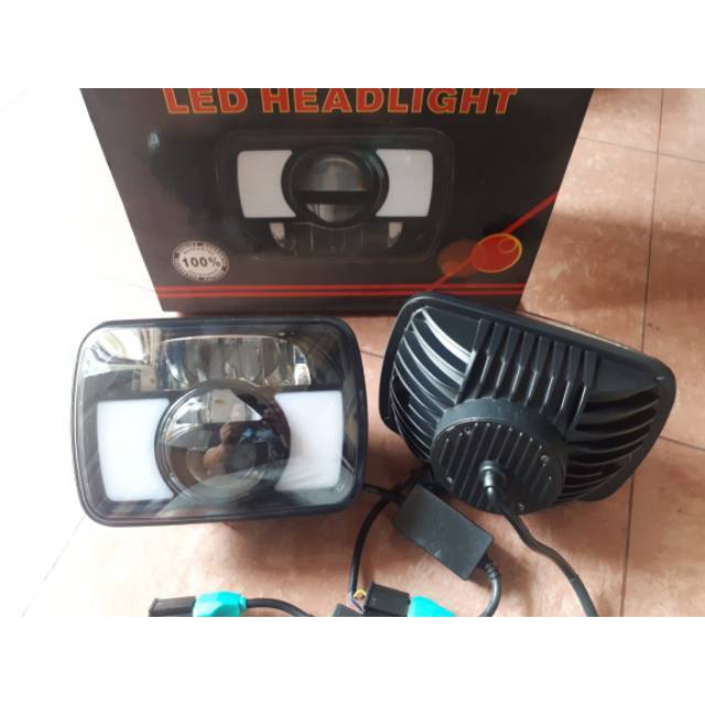 Jual Head lamp led katana 7in kotak lampu depan suzuki jimny | Shopee