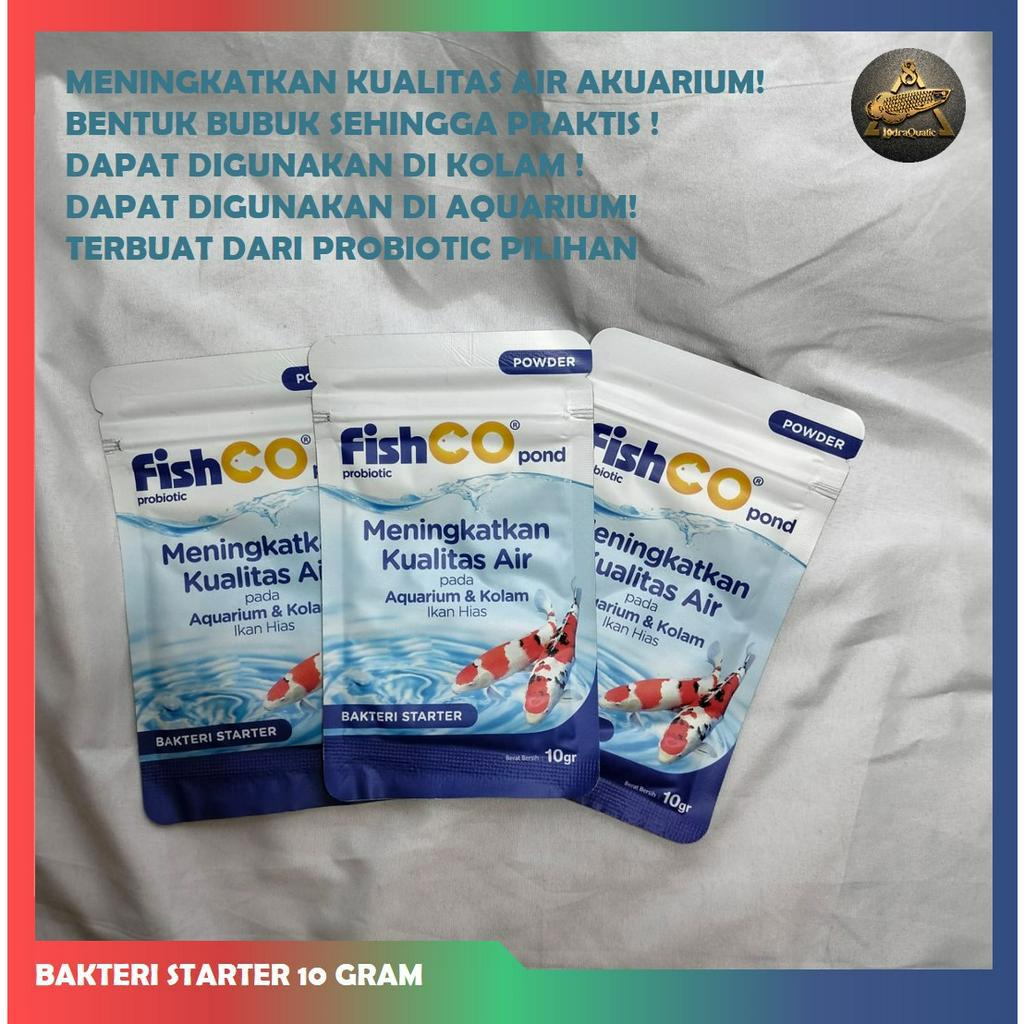 Jual BAKTERI STARTER FISH CO 10 GRAM BAKTERI BAIK PROBIOTIK PENJERNIH