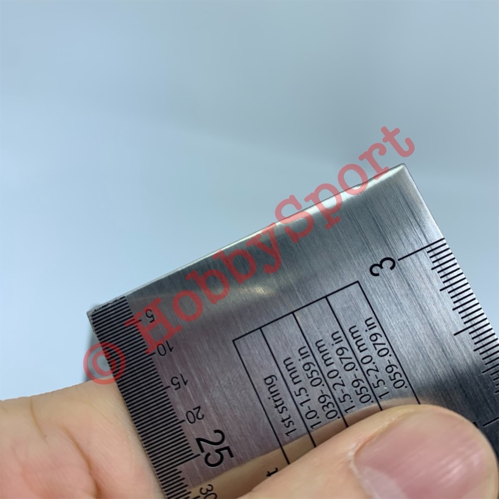 Jual Defect Bengkok String Action Besi Ruler Gitar Gauge Guitar Steel ...