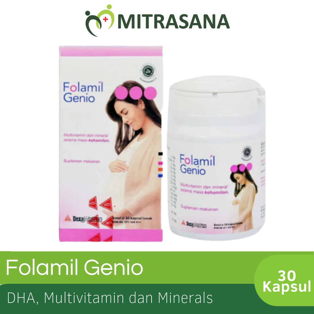 Jual Folamil Genio 30 Kapsul - Suplemen Ibu Hamil | Shopee Indonesia