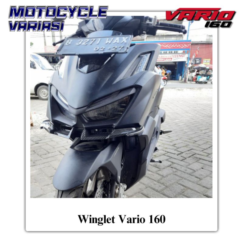 Jual Winglet Vario 160 Carbon Premuim Wingled Vario 160 Click 160 ...