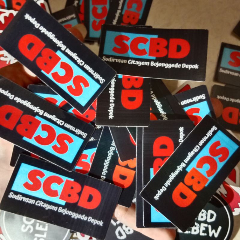 Jual Stiker SCBD Slebew / Stiker SCBD Fashion Week | Shopee Indonesia