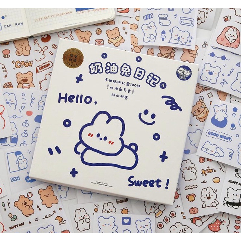 Jual Sticker PET DIY Scrapbook Stiker Hias Lucu Random | Shopee Indonesia