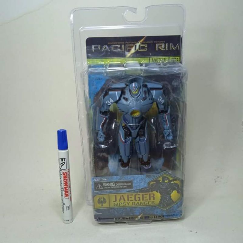 Jual mainan pacific rim jaeger gipsy danger action figur by neca tinggi ...