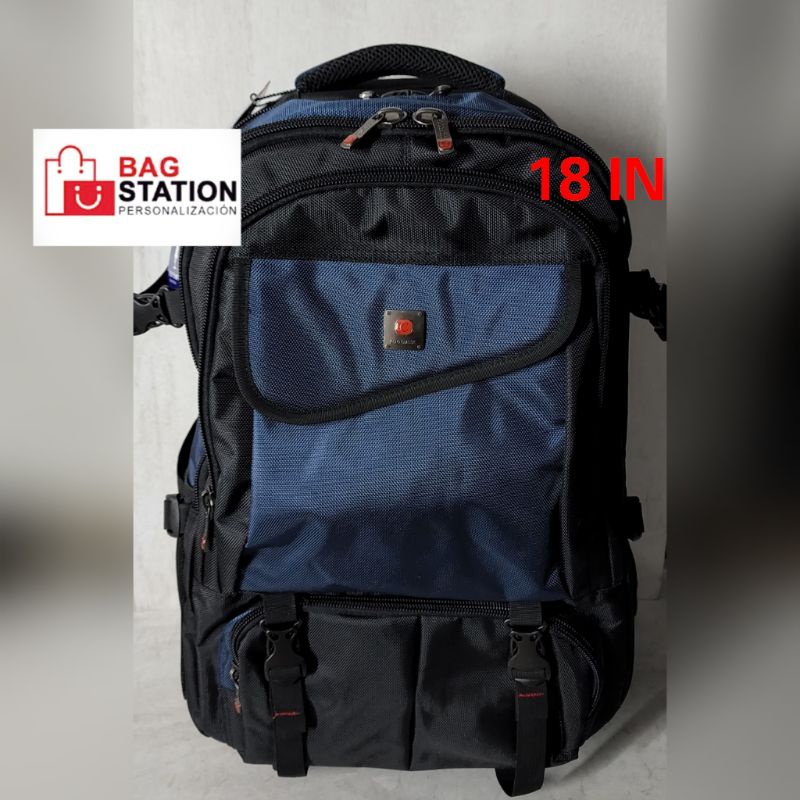 Jual TAS RANSEL TROLLEY TROLI BACKPACK POLO CLASSIC 2 RODA 18 IN ...