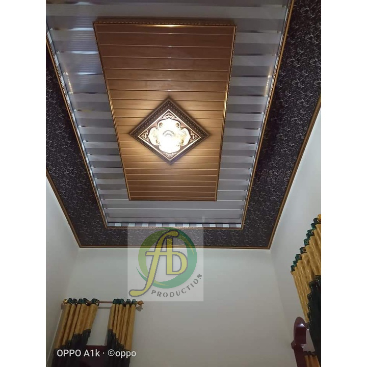 Jual Plafon Pvc Pengganti Gypsum And Grc Merk Bringhome Motif Exclusive