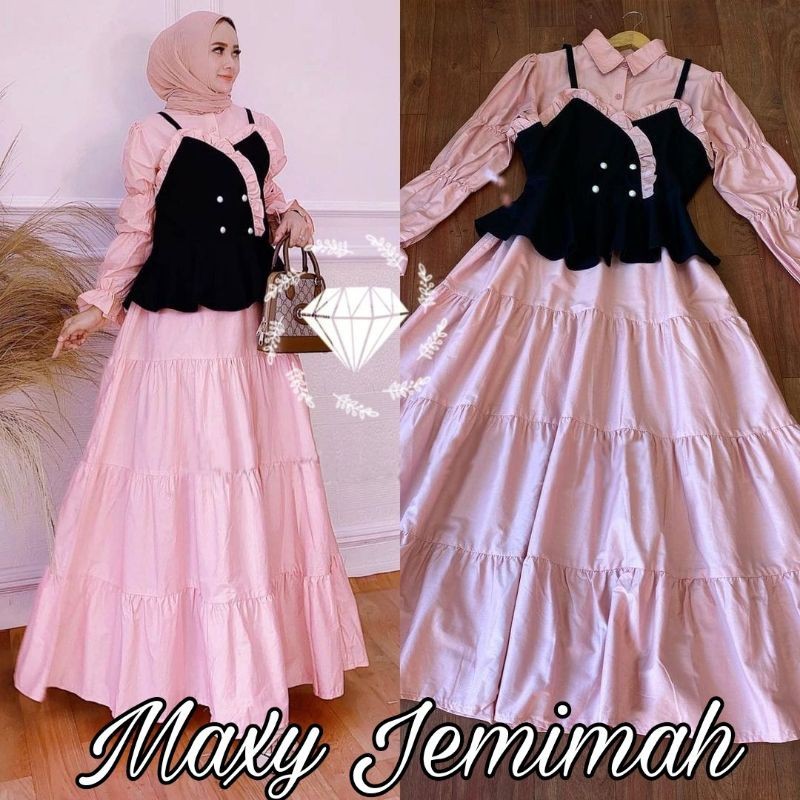 Jual Gamis wanita Dewasa Remaja Kekinian Rompi Tangan terompet Model ...