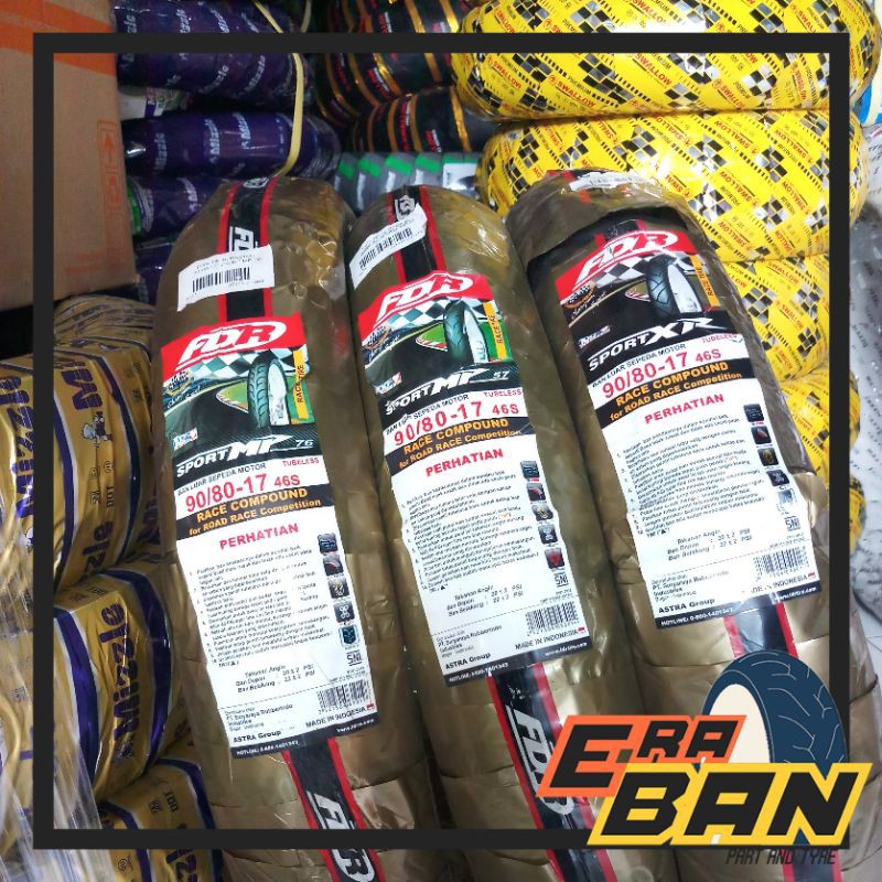Jual BAN SOFT FDR SPORT MP 57 90 80 RING 17 TUBELESS JUPITER SATRIA ...
