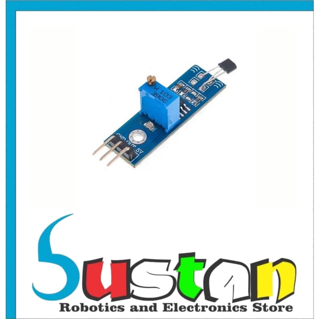 Jual HALL SENSOR A3144 MODULE MAGNETIC MODULE MAGNET 3144 SWITCH BOARD ...