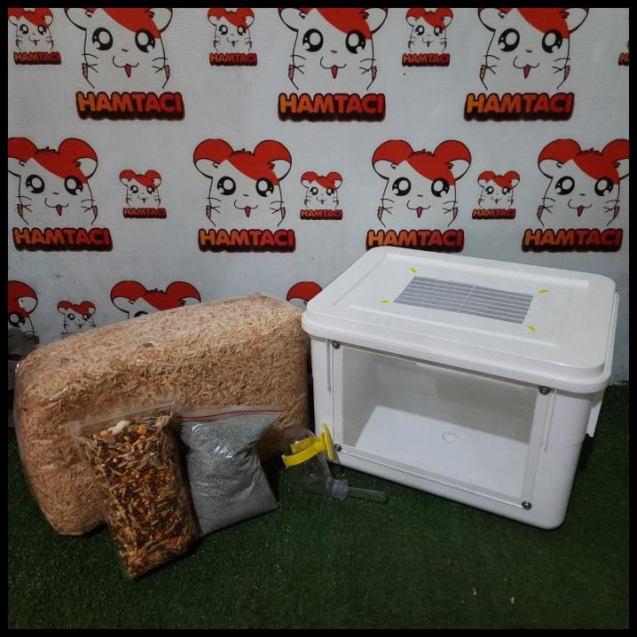 Jual Paket Kandang Hamster Kotak Akrilik Lengkap By Hamtaci | Shopee ...