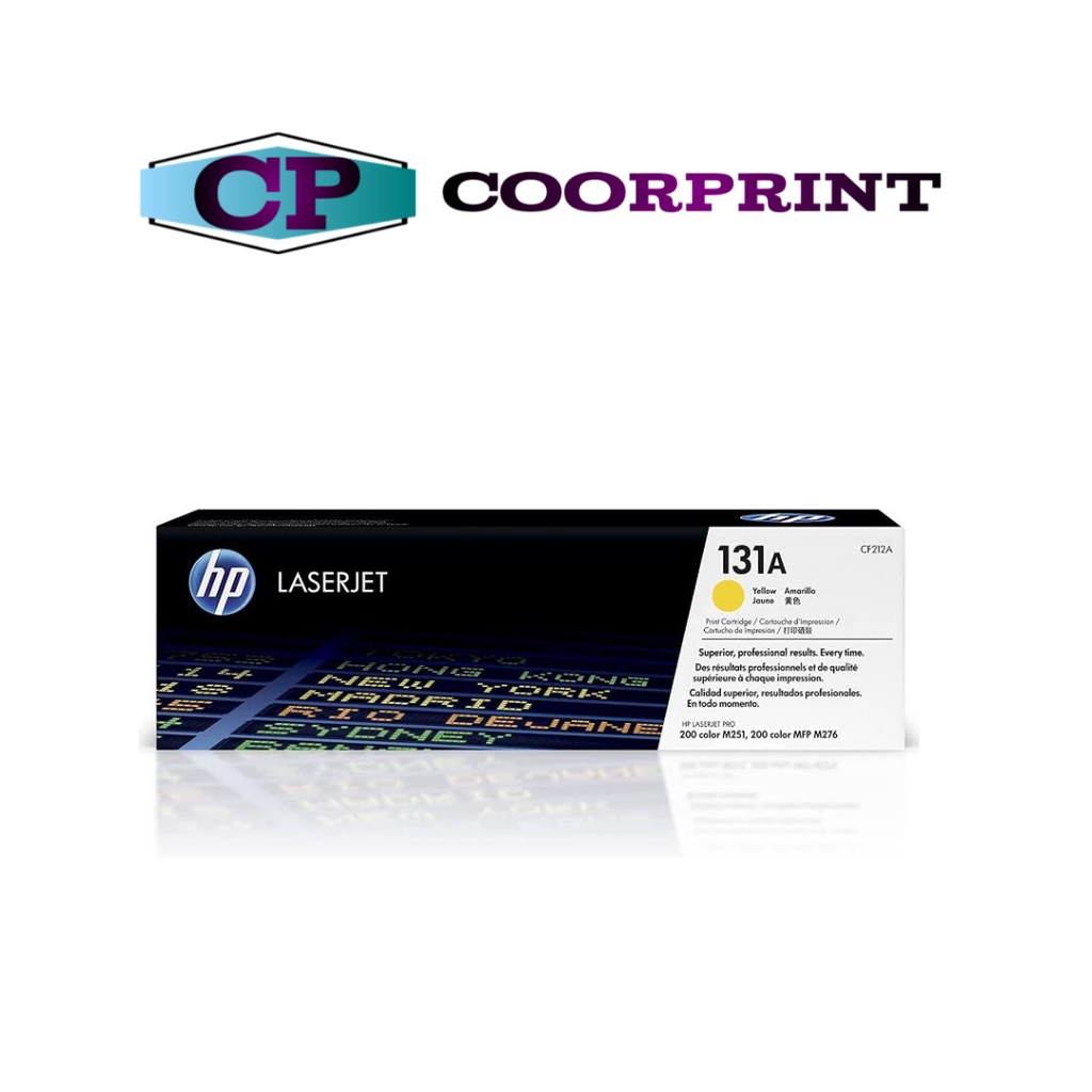 Jual HP 131A Yellow Original Laserjet Toner Cartridge {CF212A} | Shopee ...